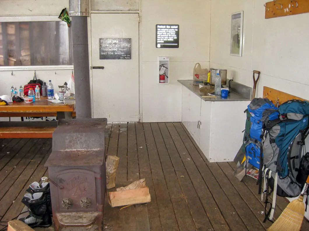 Inside the Red Heather Hut