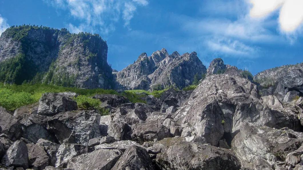 boulder field