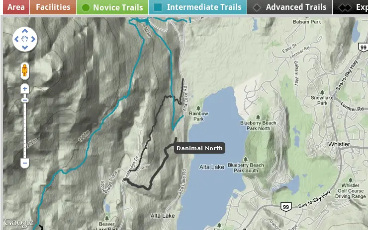 bike | The New Whistler Mountain Bike Trails Database