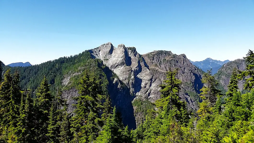 Hiking Goat Mountain Ridge in North Vancouver 2 Crown Mountain