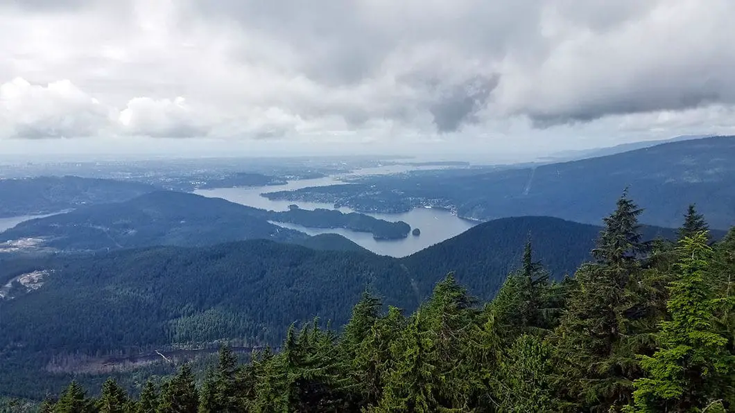 Swan Falls Loop Hike at Buntzen Lake 4 Swan Falls Hike Viewpoint