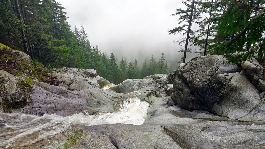 Swan Falls Loop Hike at Buntzen Lake 1 Swan Falls Waterfall
