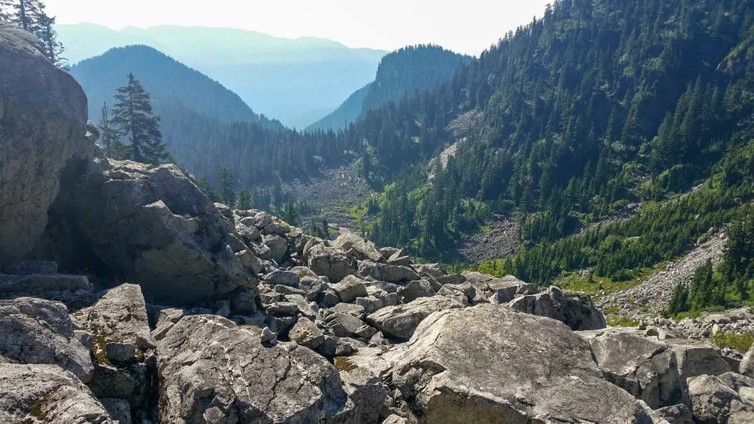 boulder field