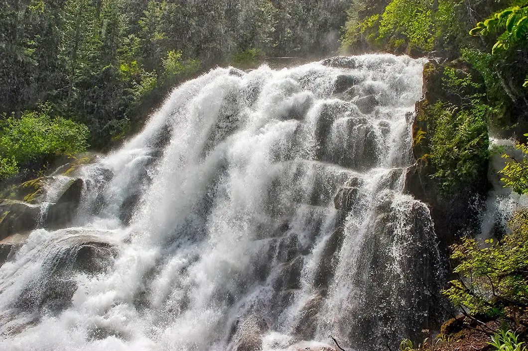 crooked falls waterfall