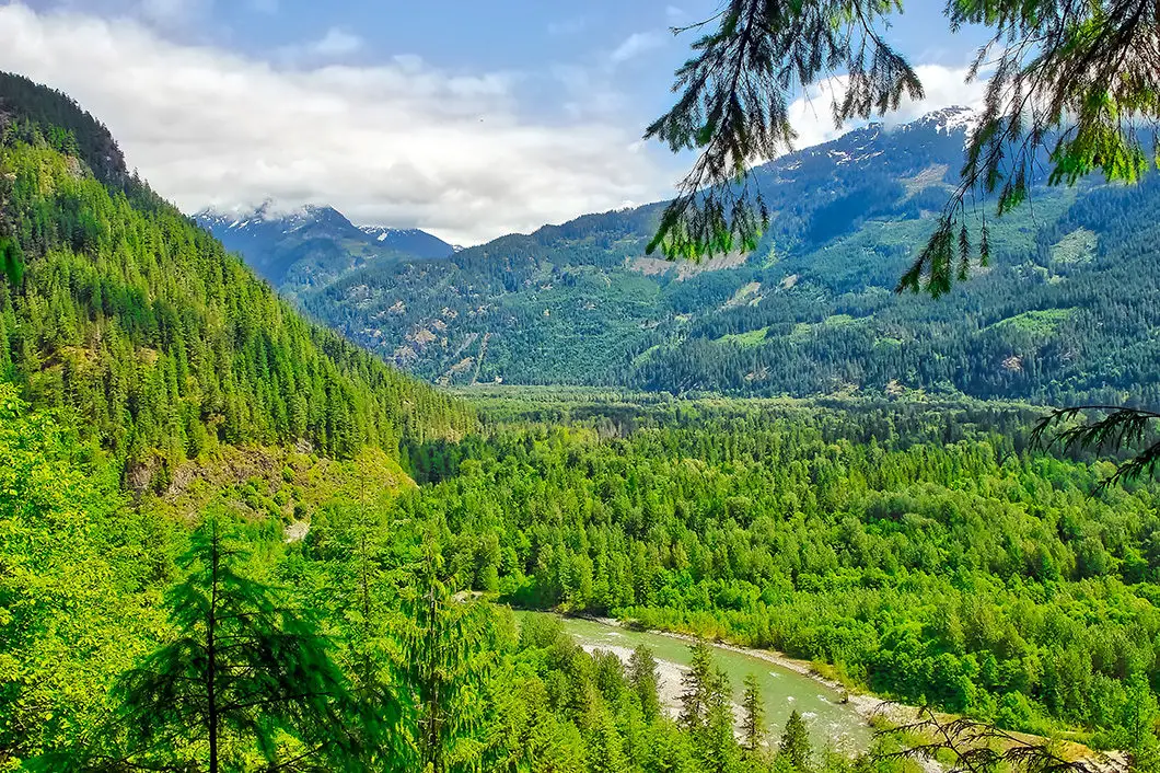 Overlooking into the Squamish Valley