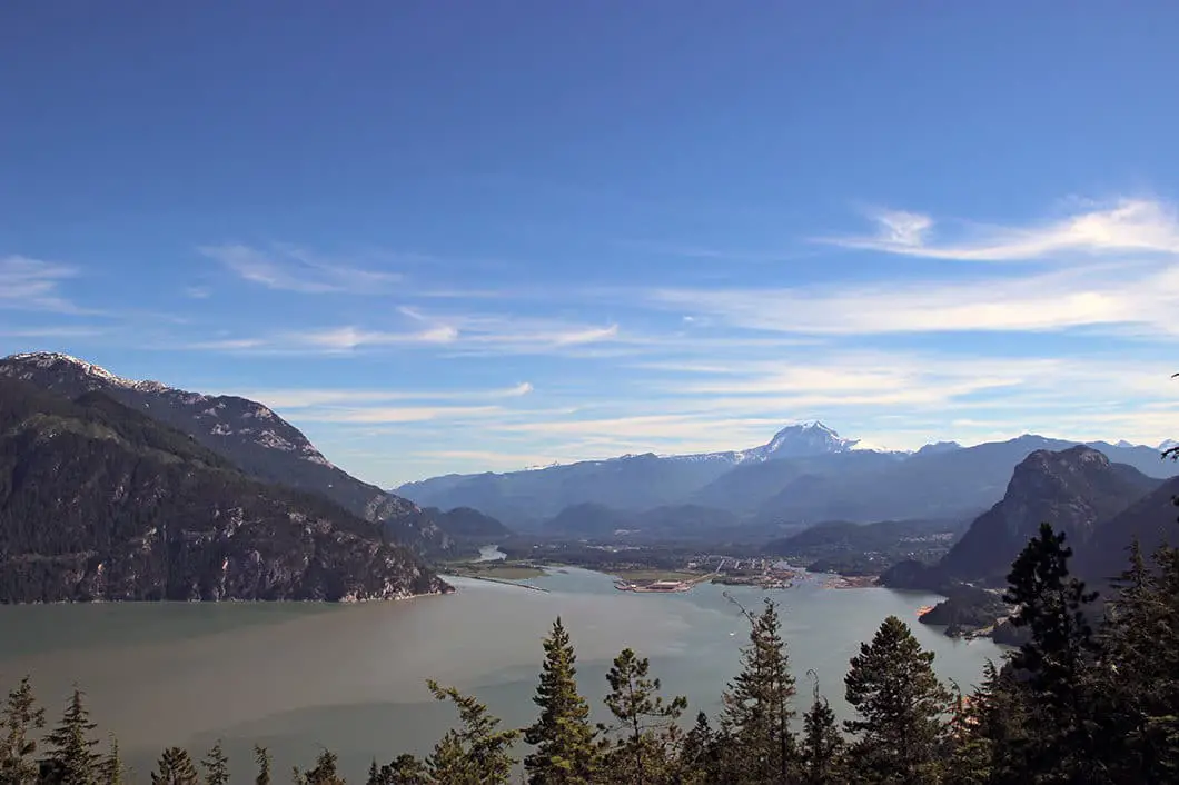 Petgill Lake Hike in Squamish 3 View of Squamish