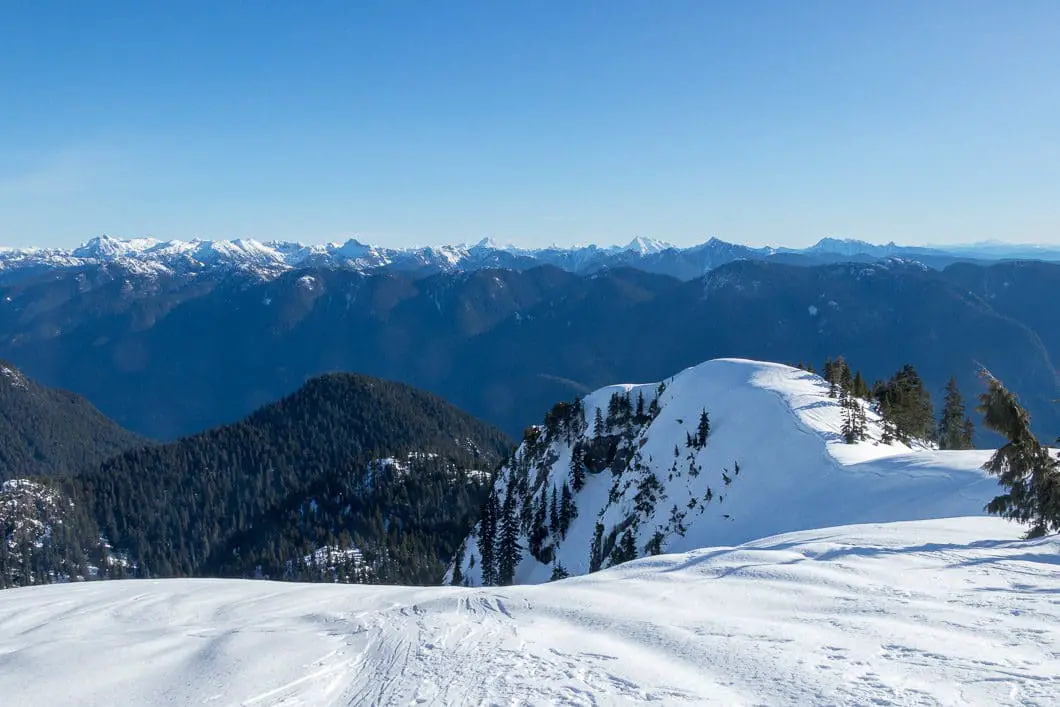 A view of the mountains