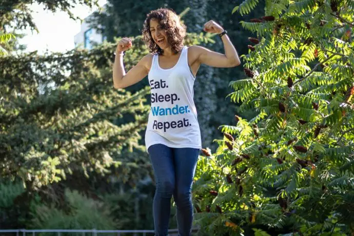 Wander - Unisex Bamboo Tank Top - Image 3