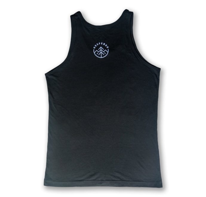 wander black back | Wander - Unisex Bamboo Tank Top