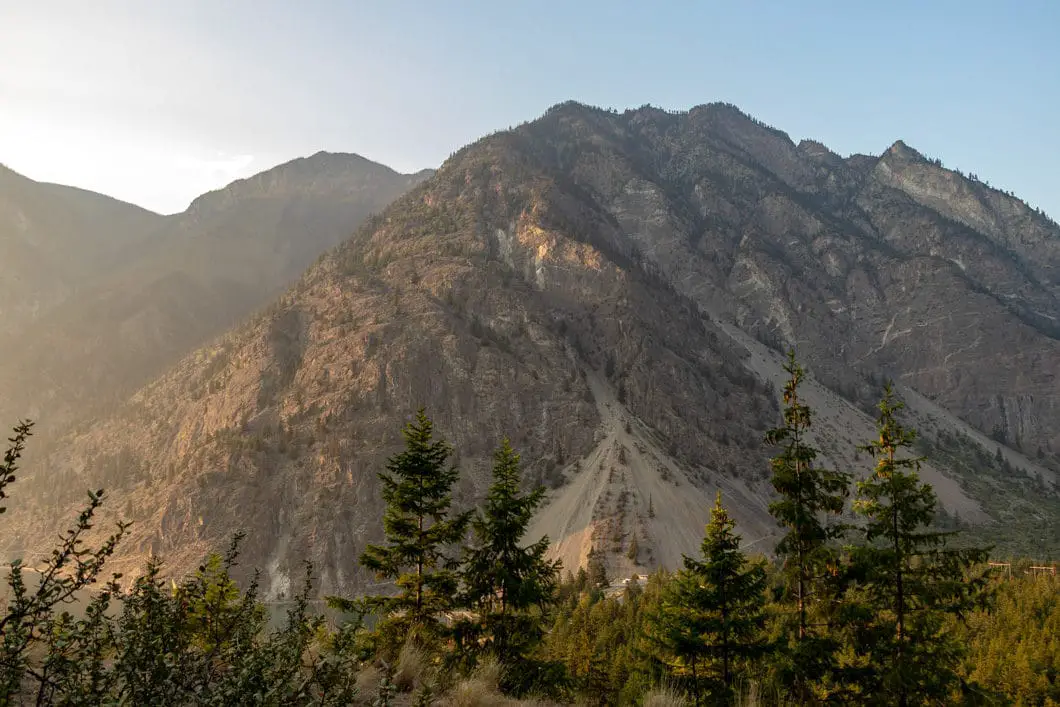 mountian above seton lake