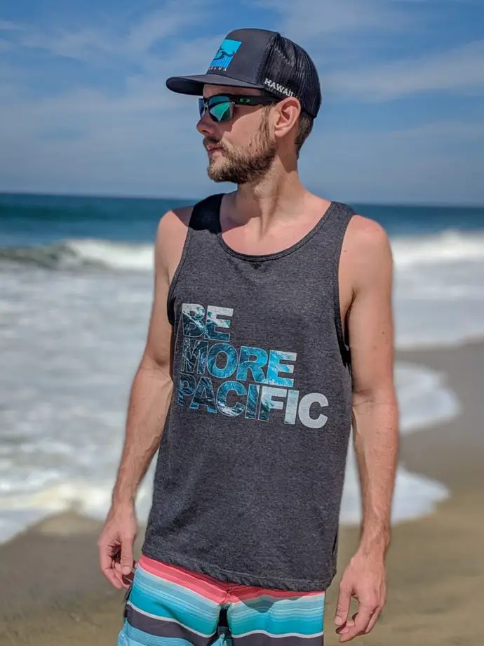 Be More Pacific - Unisex Tank Top - Image 3