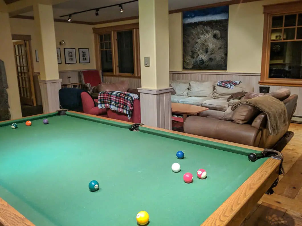 A Summertime Visit to the Journeyman Lodge 5 pool table