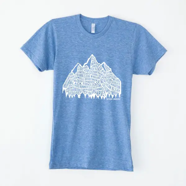 north shore triblend blue | The North Shore - Unisex Tri-Blend Tee