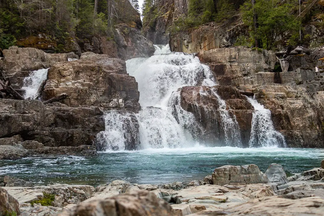 Lower Myra Falls in Strathcona Provincial Park 1 Lowery myra falls