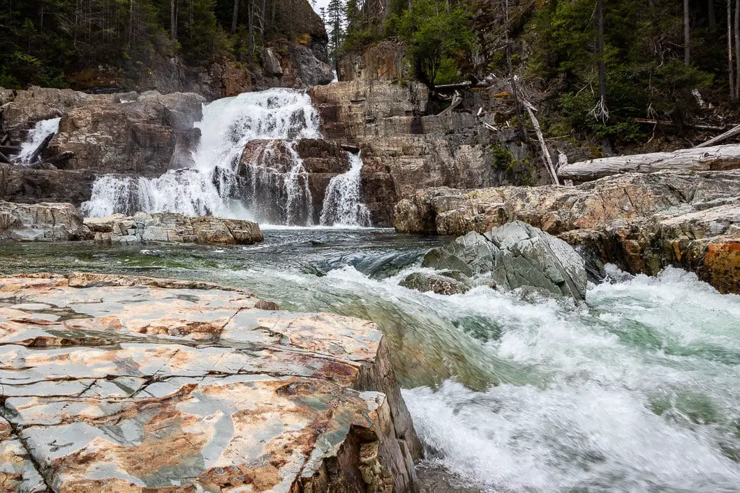lower myra falls 9 | Lower Myra Falls in Strathcona Provincial Park