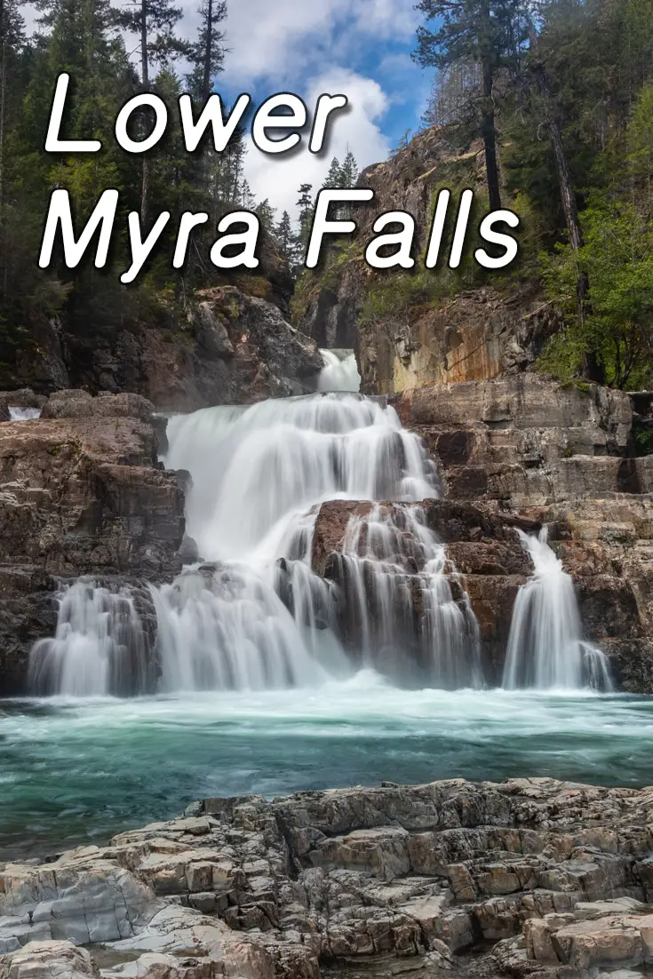 Lower Myra Falls in Strathcona Provincial Park