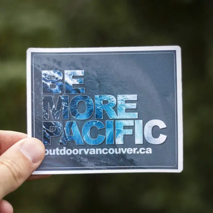 sticker pacific square 1 | Be More Pacific - Wave Sticker
