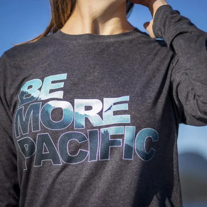 IMG 3599 | Be More Pacific - Forest Unisex Longsleeve