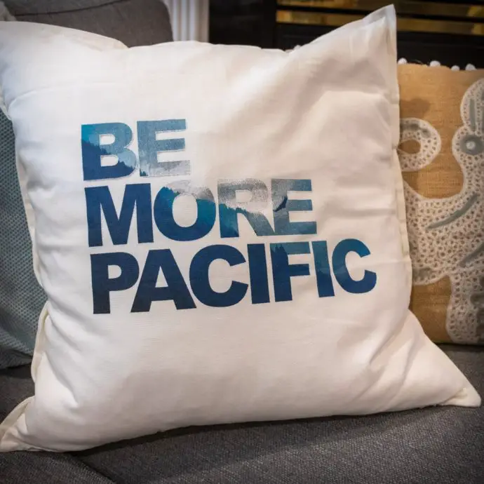 be more pacific pillow | Be More Pacific - Cushion Cover