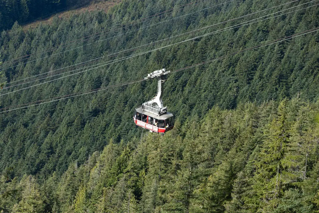 Grouse sky ride gondola