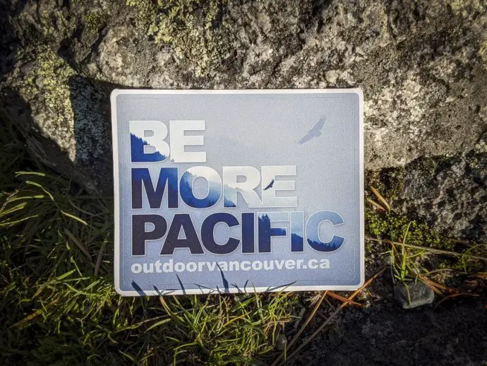 Be More Pacific - Forest Sticker - Image 2