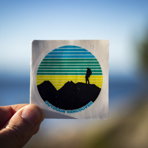 Outdoor Vancouver Hiker Sticker