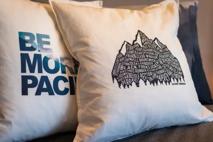 north shore cushion | North Shore Mountains - Cushion Cover