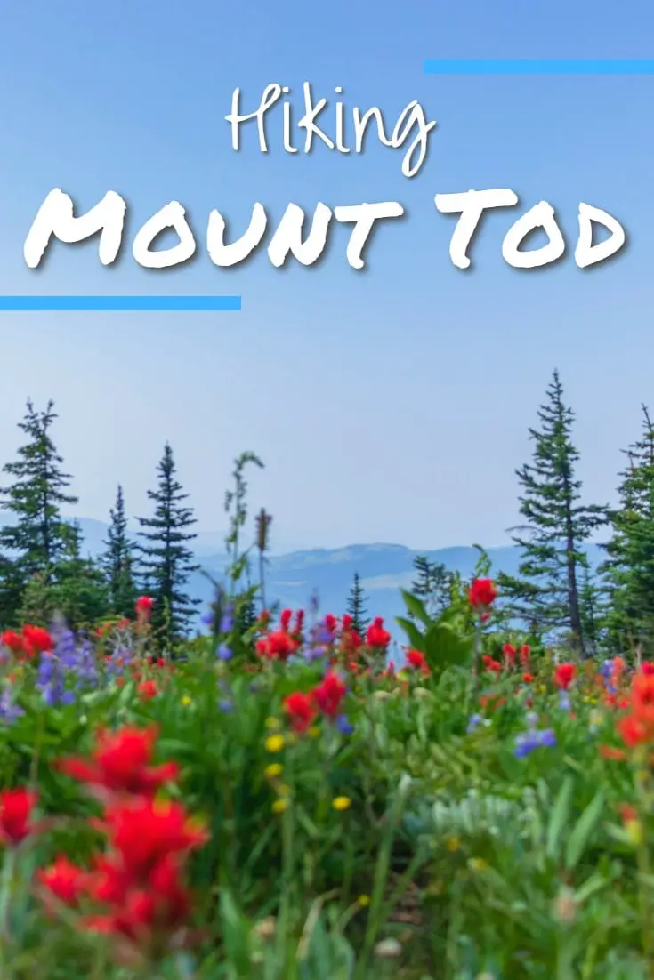 Hiking Mount Tod at Sun Peaks, near Kamloops