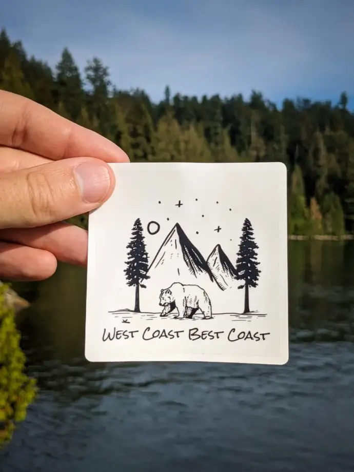 west coast best coast 3 | West Coast Best Coast Sticker