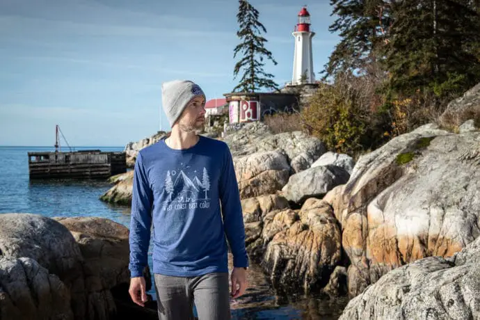 west coast longsleeve navy 3 | West Coast Best Coast - Unisex Longsleeve