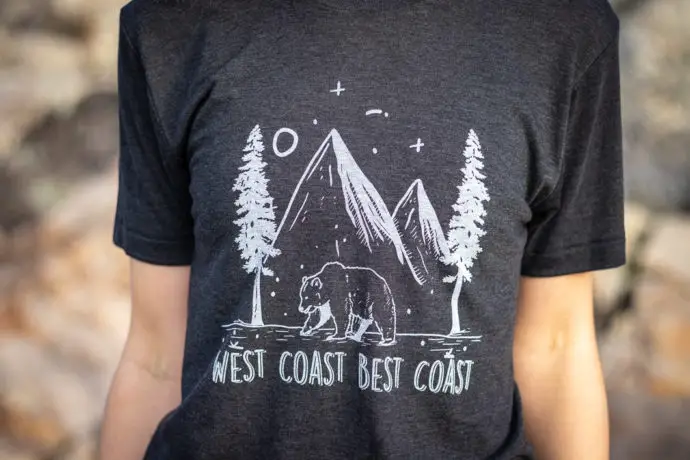 west coast tee 1 | West Coast Best Coast - Unisex Tee