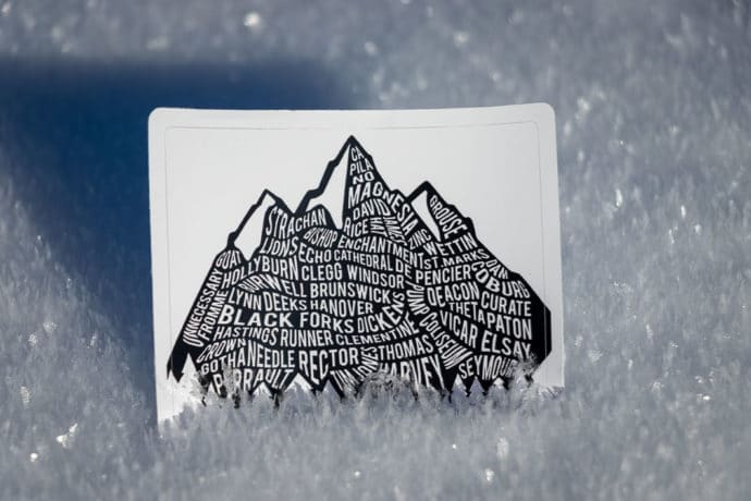 north shore sticker 2 | North Shore Mountains Sticker
