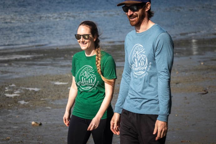 hike more sq2 3 | Hike More Worry Less - Unisex Tee