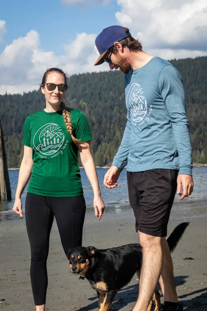 hike more sq2 4 | Hike More Worry Less - Unisex Tee