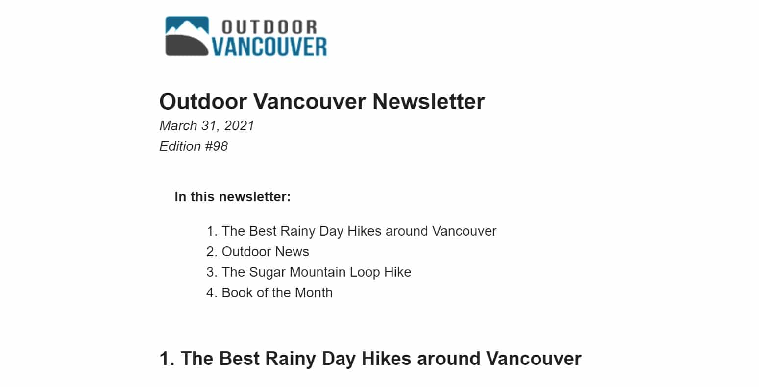 Where to Follow and How to Support Outdoor Vancouver 2 news | Where to Follow and How to Support Outdoor Vancouver